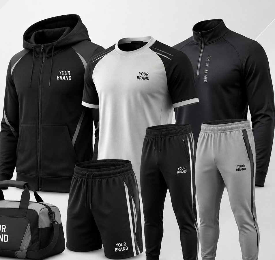 Custom sportswear apparel manufactured by Methodic International