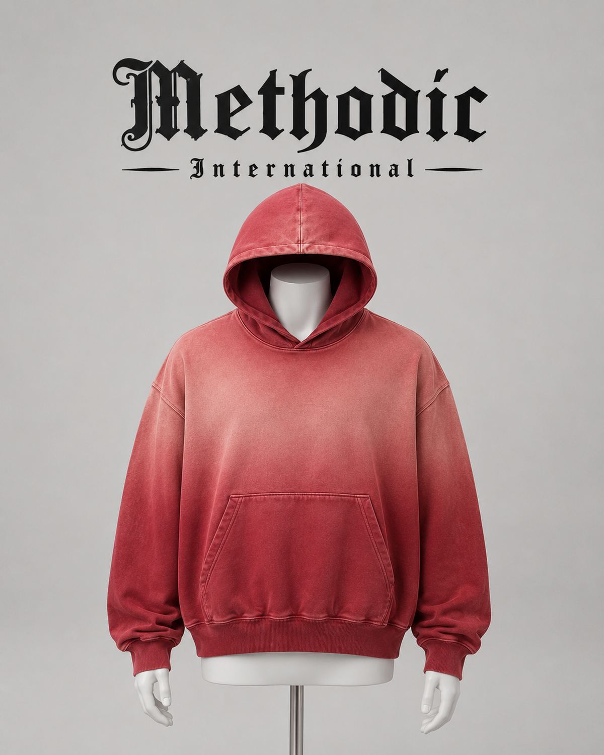 Garment-Dyed Pullover Hoodie